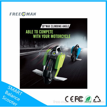 2016 Freeman new trending products automatic unicycle the one wheel two wheels electric unicycle